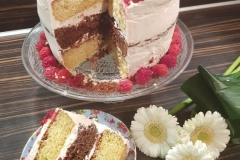 Naked Cake Framboos...